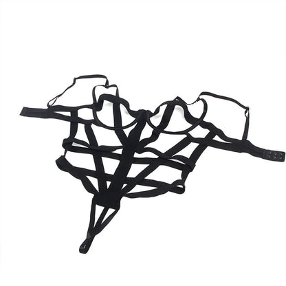 SUBBLIME Tuta Sexy Ritagliata Nera S/M – Design Elegante e Confortevole per il Tuo Comfort Quotidiano