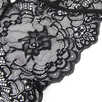 SUBBLIME - POLICE COSTUME BLACK LACE BODYSUIT S/M