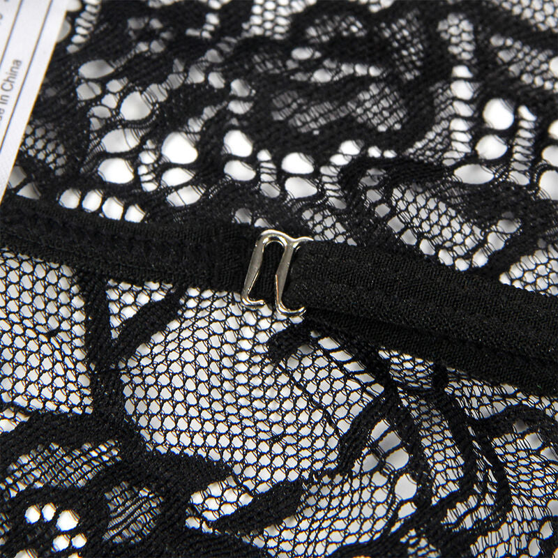 SUBBLIME - POLICE COSTUME BLACK LACE BODYSUIT S/M