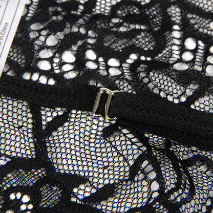 SUBBLIME - POLICE COSTUME BLACK LACE BODYSUIT S/M