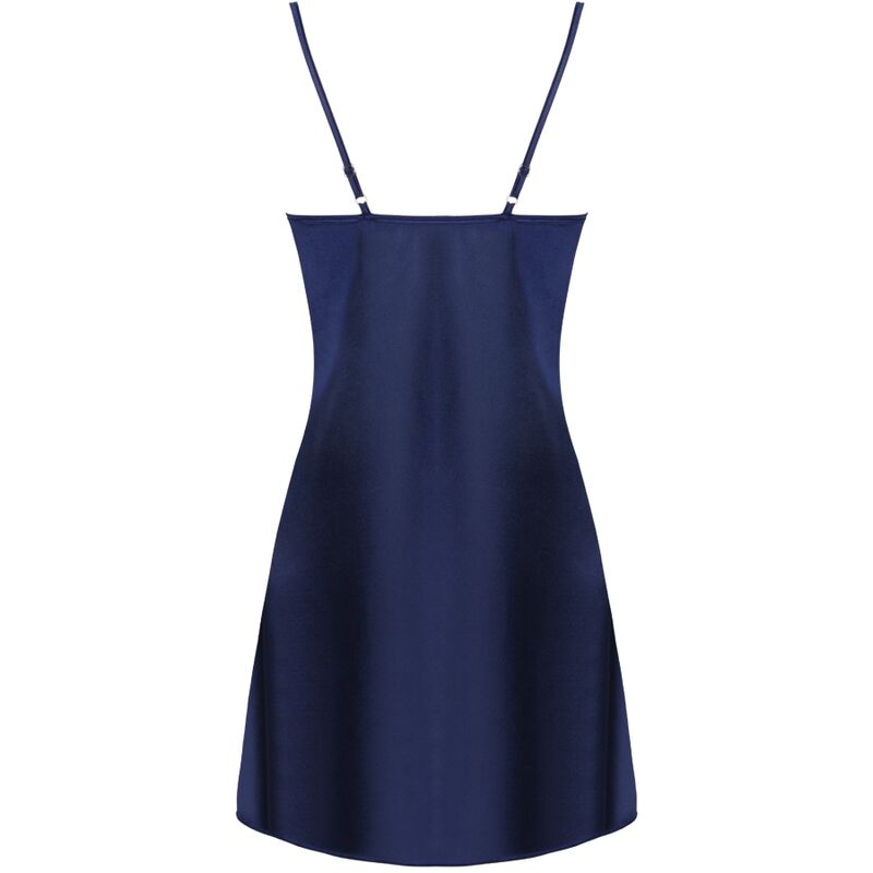 LIVCO CORSETTI FASHION - JACQUELINE LC 90249 ROBE + SHIRT + PANTY NAVY BLUE S/M