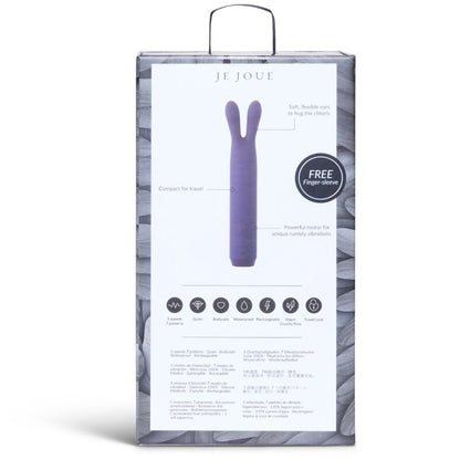 JE JOUE Rabbit Vibrating Bullet Lilla – Design elegante con motore potente per sensazioni uniche