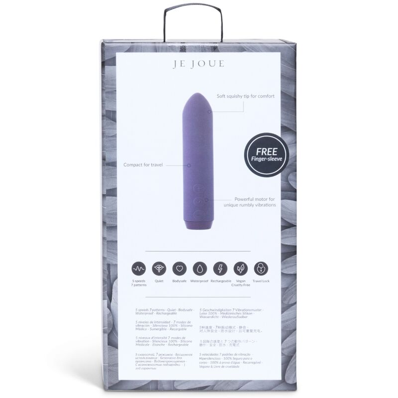 JE JOUE Classic Vibrating Bullet – Design ergonomico con vibrazione potente