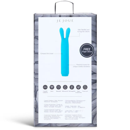Comprar JE JOUE Bala Vibradora Rabbit Teal – Vibraciones Intensas Con Orejas Flexibles Para Placer Personalizado-Noxtic