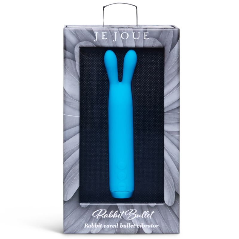 JE JOUE Bala Vibradora Rabbit Teal – Vibraciones Intensas Con Orejas Flexibles Para Placer Personalizado
