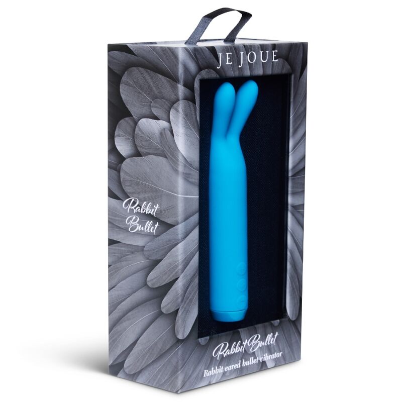 JE JOUE Bala Vibradora Rabbit Teal – Vibraciones Intensas Con Orejas Flexibles Para Placer Personalizado