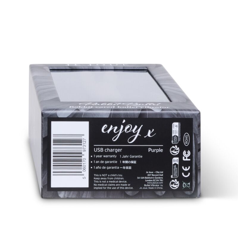 JE JOUE Rabbit Vibrating Bullet Lilla – Design elegante con motore potente per sensazioni uniche