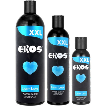 EROS XXL Light Love Base De Agua 300 ML – Gel Lubricante Con Propiedades Deslizantes Para Mayor Confort