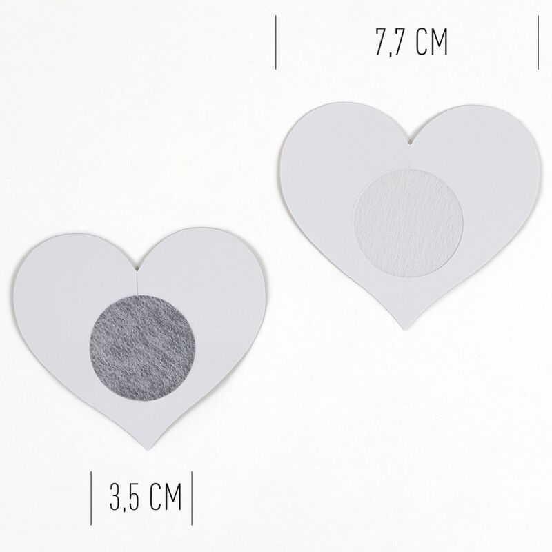 Copricapezzoli a forma di cuore SECRET PLAY: design accattivante per valorizzare il tuo stile personale