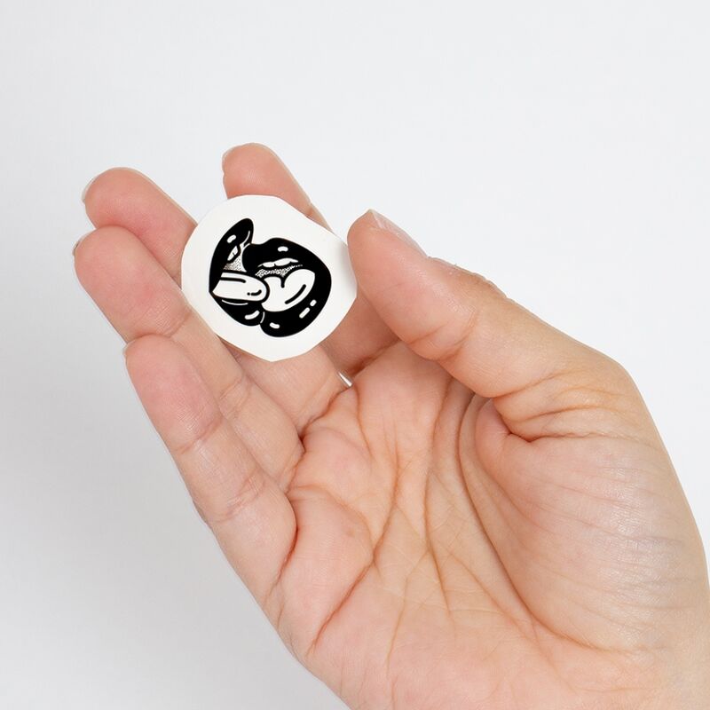 SECRET PLAY Set di 10 tatuaggi temporanei della collezione Spicy – Disegni audaci per l'espressione creativa