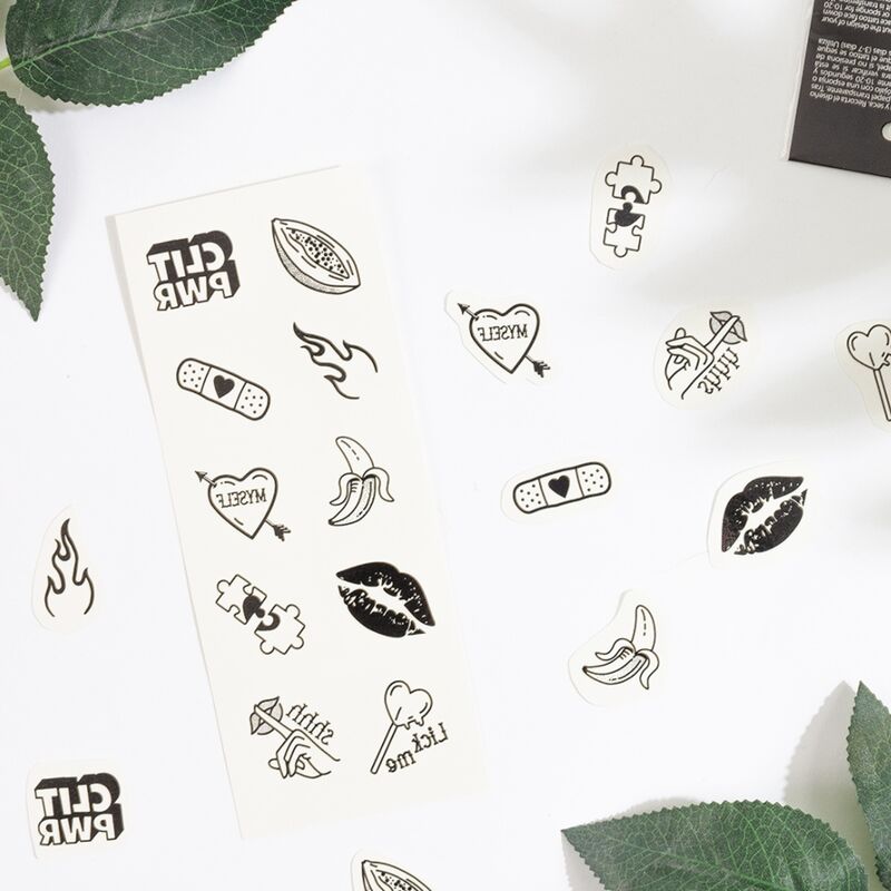 Comprar SECRET PLAY Set De 10 Tattoos Temporales Candy Collection – Diseño Divertido Para Expresión Creativa-Noxtic
