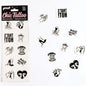 Comprar SECRET PLAY Set De 10 Tattoos Temporales – Diseño Creativo Para Expresión Personal-Noxtic