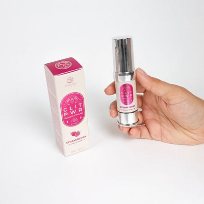 SECRET PLAY Clit Pwr Bálsamo De Clítoris De Fresa – Estimulante Con Sabor Para Bienestar Sensual