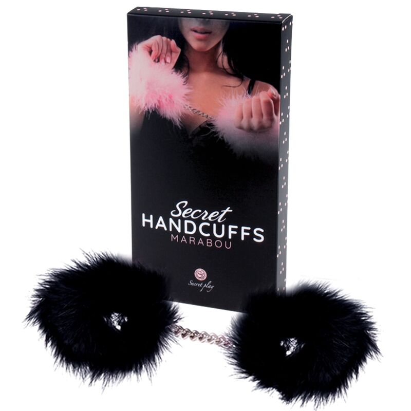 Comprar SECRET PLAY Esposas Negras – Accesorio Sofisticado Para Explorar Placer Con Estilo-Noxtic