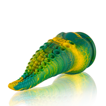 EPIC Cetus Grande Dildo con Tentacolo Verde – Design Unico per un'Esperienza Sensibile Ineguagliabile