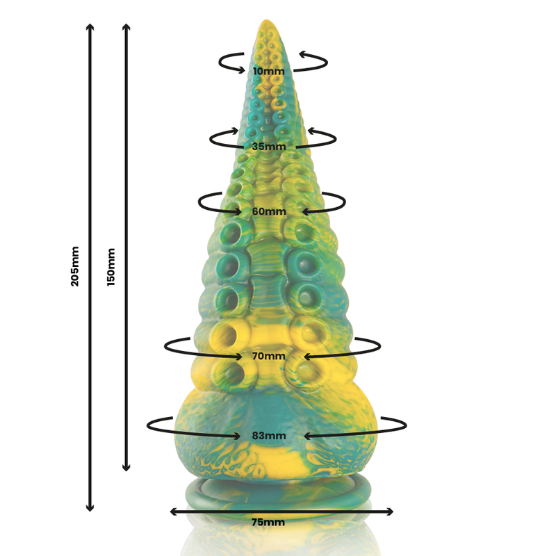Comprar EPIC Cetus Dildo Tentáculo Verde Grande – Diseño Único Para Una Experiencia Sensitiva Inigualable-Noxtic