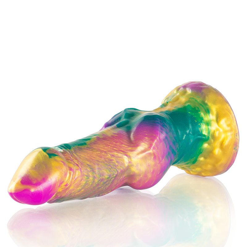 Dildo EPIC Iris Rainbow – Silicone ipoallergenico per un'esperienza affidabile