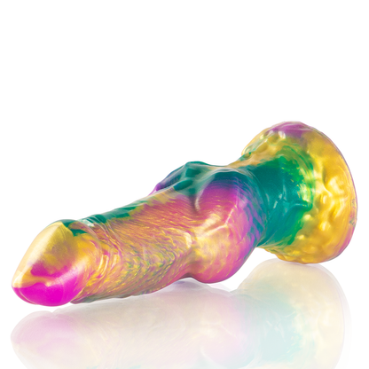 Dildo EPIC Iris Rainbow – Silicone ipoallergenico per un'esperienza affidabile