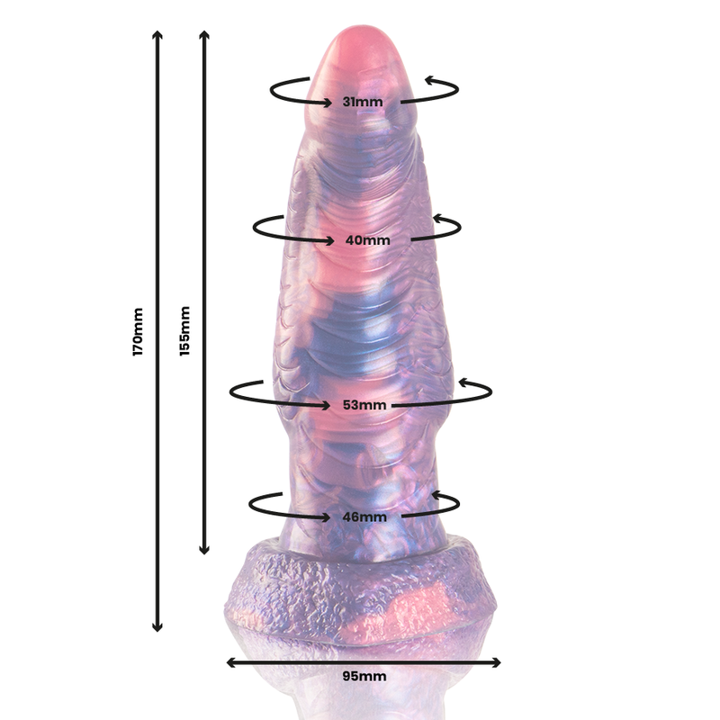 Dildo Epic Medusa – Design ergonomico in silicone per un piacere unico