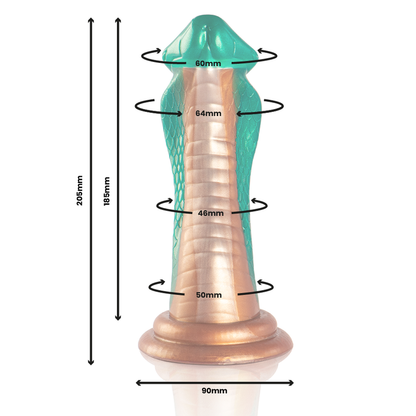 Comprar EPIC Python Dildo Cobra Verde – Diseño Innovador En Silicona Médica Para Placer Intenso-Noxtic