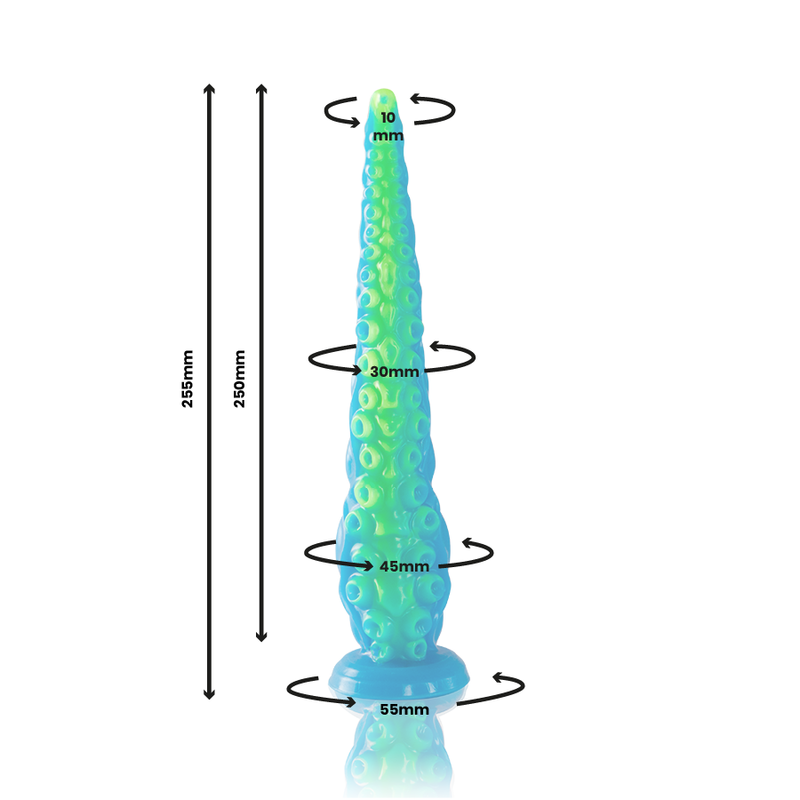 Comprar EPIC Scylla Dildo Tentáculo Fino Fluorescente Pequeño – Diseño Único Para Explorar Nuevas Sensaciones-Noxtic