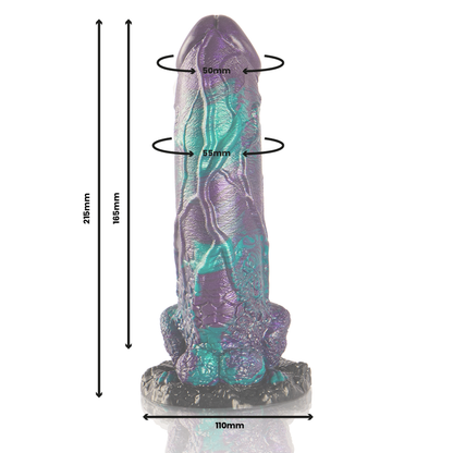 Comprar EPIC Basilisk Dildo Doble Placer Grande – Diseño Escamoso Para Experiencia Única De Placer-Noxtic