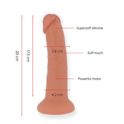 ONINDER Bogotá Medium – Dildo in silicone medico con vibrazioni potenti e app gratuita