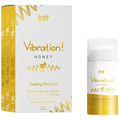 INTT Honey Liquid Vibrating Gel 15 ml – Stimolante intimo con estratti naturali per il piacere sensoriale