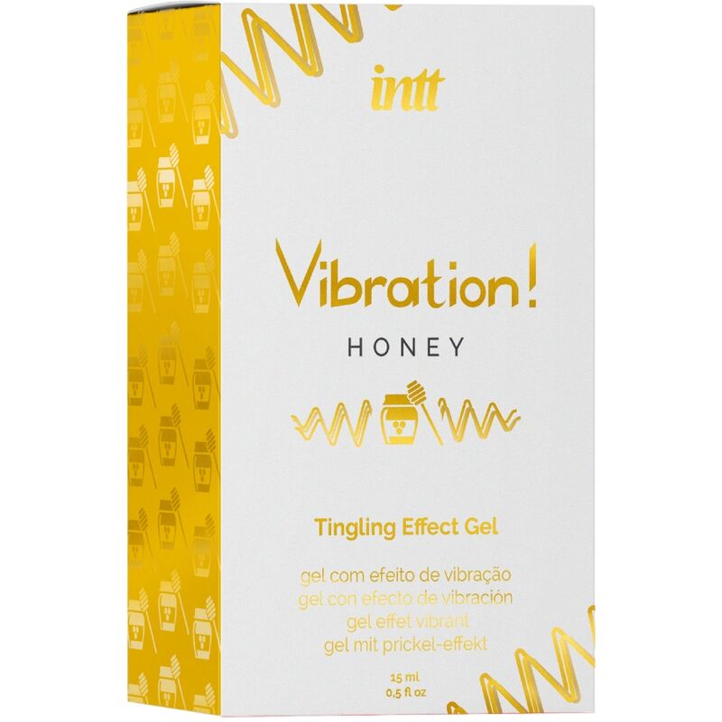 INTT Honey Liquid Vibrating Gel 15 ml – Stimolante intimo con estratti naturali per il piacere sensoriale