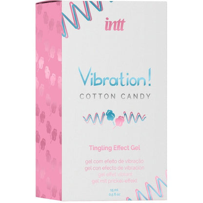 Gel vibrante INTT Cotton Candy 15 ml – Stimolatore intenso con aroma delizioso per il piacere sensuale