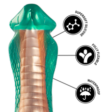 EPIC Python Dildo Cobra Verde – Diseño Innovador En Silicona Médica Para Placer Intenso
