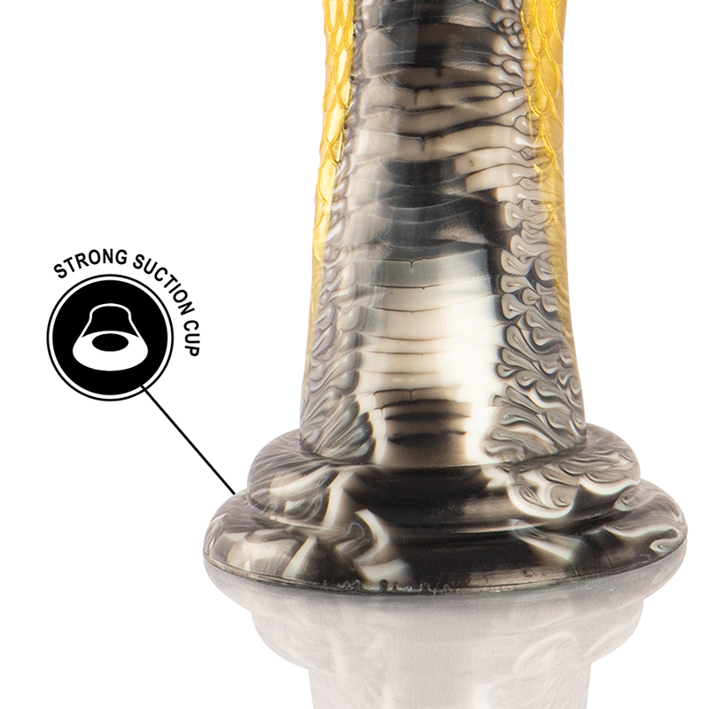 Comprar EPIC Drakon Dildo Cobra Amarilla – Juguete Erótico De Silicona Médica Con Diseño Ergonómico-Noxtic