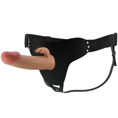 PRETTY LOVE - MAVIS HARNESS BRIEFS UNIVERSAL CON DILDO 19 CM NATURAL-PRETTY LOVE-Noxtic