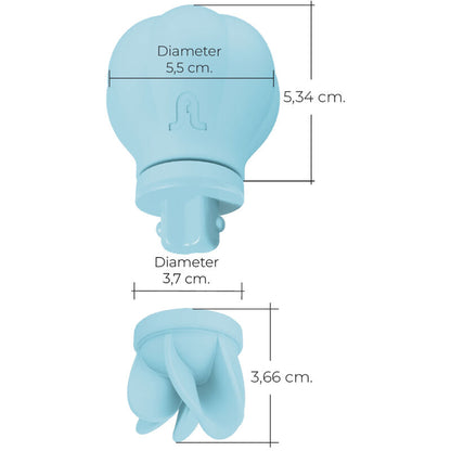 Comprar ADRIEN LASTIC Caress Estimulador Clitoris Azul – Innovador Con 10 Modos De Vibración Y Rotación-Noxtic