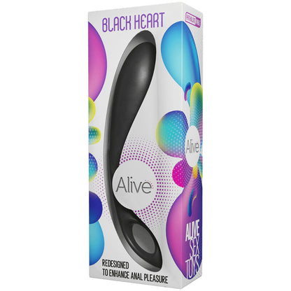 ALIVE Black Heart Estimulador – Diseño Ergonómico Para Placer Íntimo Con Estilo