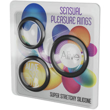 ALIVE Kit Tres Sensual Pleasure Rings – Anillos Diseñados Para Potenciar Tu Bienestar Sexual