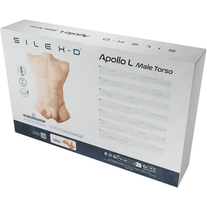 SILEXD Apollo L Torso maschile realistico – Design innovativo per l'esplorazione sensoriale