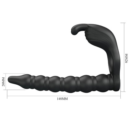 Comprar PRETTY LOVE Blackney Anillo Vibrador Negro – Diseño Innovador Para Placer Prolongado-Noxtic