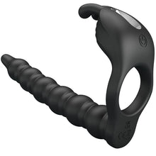 Comprar PRETTY LOVE Blackney Anillo Vibrador Negro – Diseño Innovador Para Placer Prolongado-Noxtic