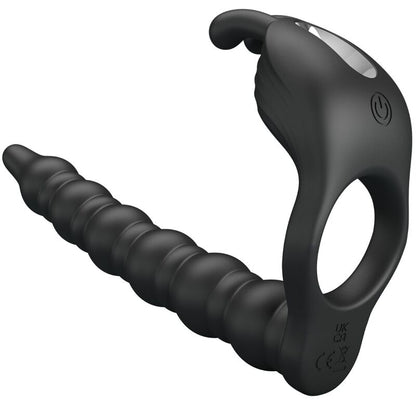 Comprar PRETTY LOVE Blackney Anillo Vibrador Negro – Diseño Innovador Para Placer Prolongado-Noxtic