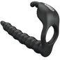 Comprar PRETTY LOVE Blackney Anillo Vibrador Negro – Diseño Innovador Para Placer Prolongado-Noxtic