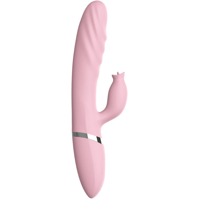 ARMONY Vibrador Con Lengua Y Efecto Calor Rosa – Diseño Multifuncional Para Placer Intenso