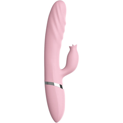 ARMONY Vibrador Con Lengua Y Efecto Calor Rosa – Diseño Multifuncional Para Placer Intenso