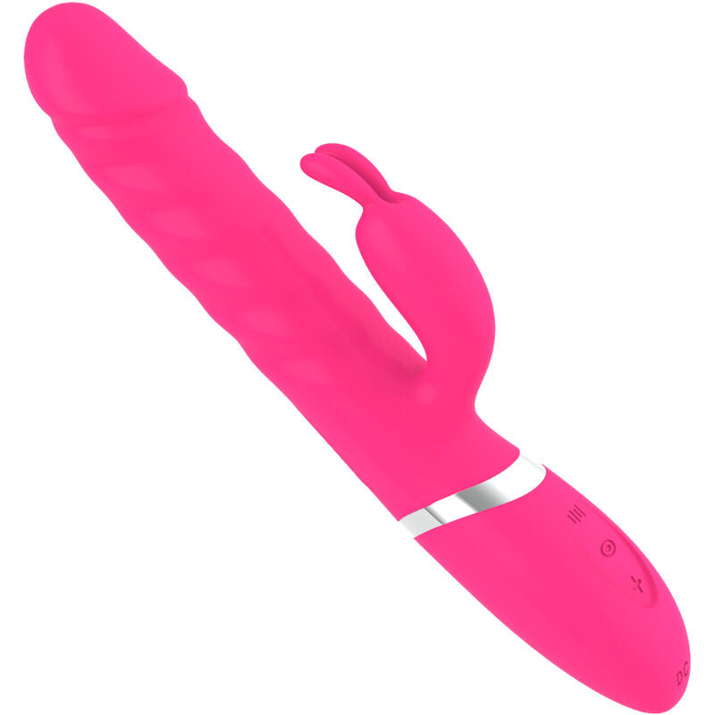 ARMONY Nasty Dildo Vibrador Rabbit Fucsia – Vibrador Recargable Con Diseño Elegante Para Placer Sensorial