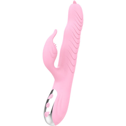 Armony Marcia Vibrador Doble Lengua Rosa – Estimulador Con Efecto Calor Para Placer Aumentado
