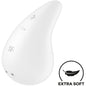 Comprar Satisfyer Dew Drop Vibrador Lay-On Blanco – Vibrador Recargable Con Diseño Elegante-Noxtic