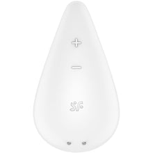 Vibratore Satisfyer Dew Drop Lay-On Bianco – Vibratore ricaricabile dal design elegante