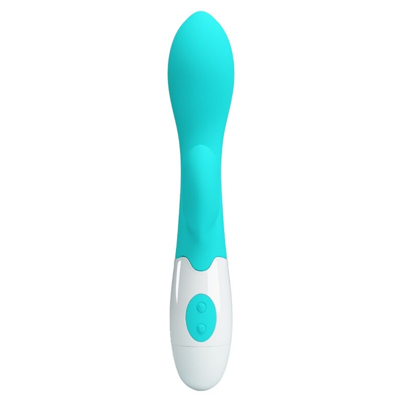PRETTY LOVE Brighty Vibrador Punto G Verde Agua – Estimulador Ergonómico Para Placer Personalizado