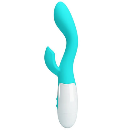 PRETTY LOVE Brighty Vibrador Punto G Verde Agua – Estimulador Ergonómico Para Placer Personalizado
