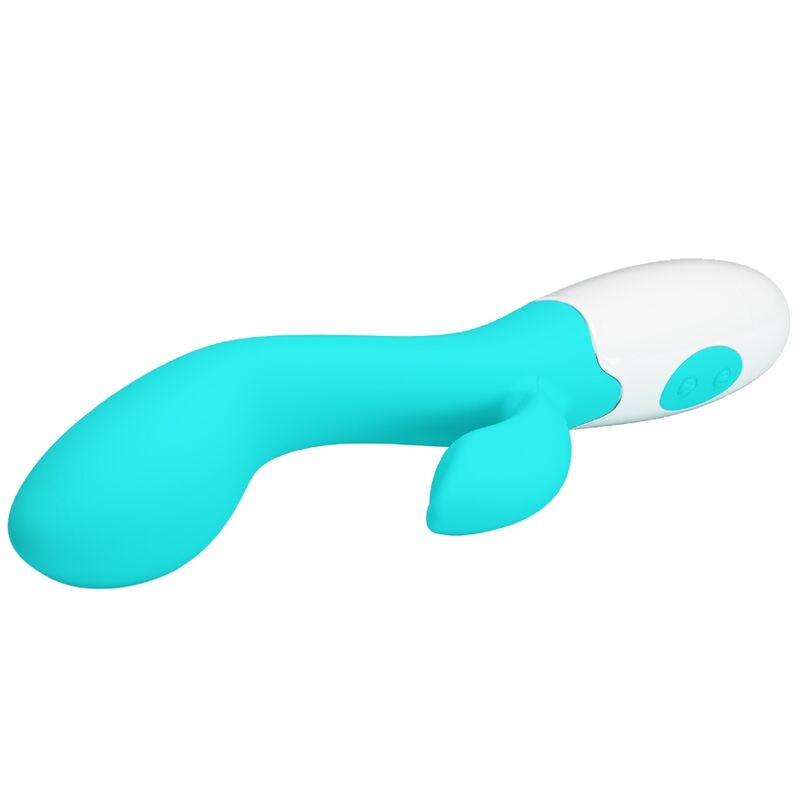 PRETTY LOVE Brighty Vibrador Punto G Verde Agua – Estimulador Ergonómico Para Placer Personalizado